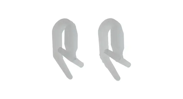 T Bar Curtain Hooks - Nylon