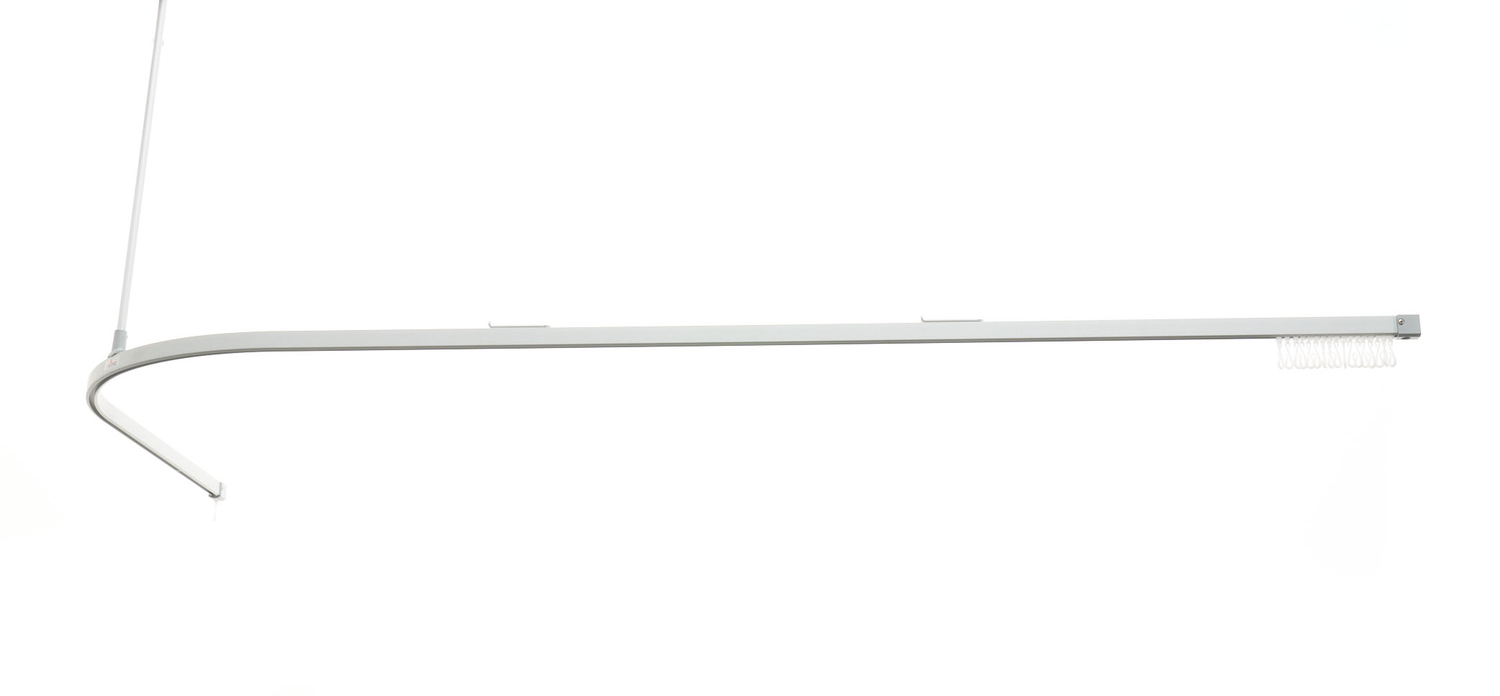 Left hand 1800mm x 900mm Silver