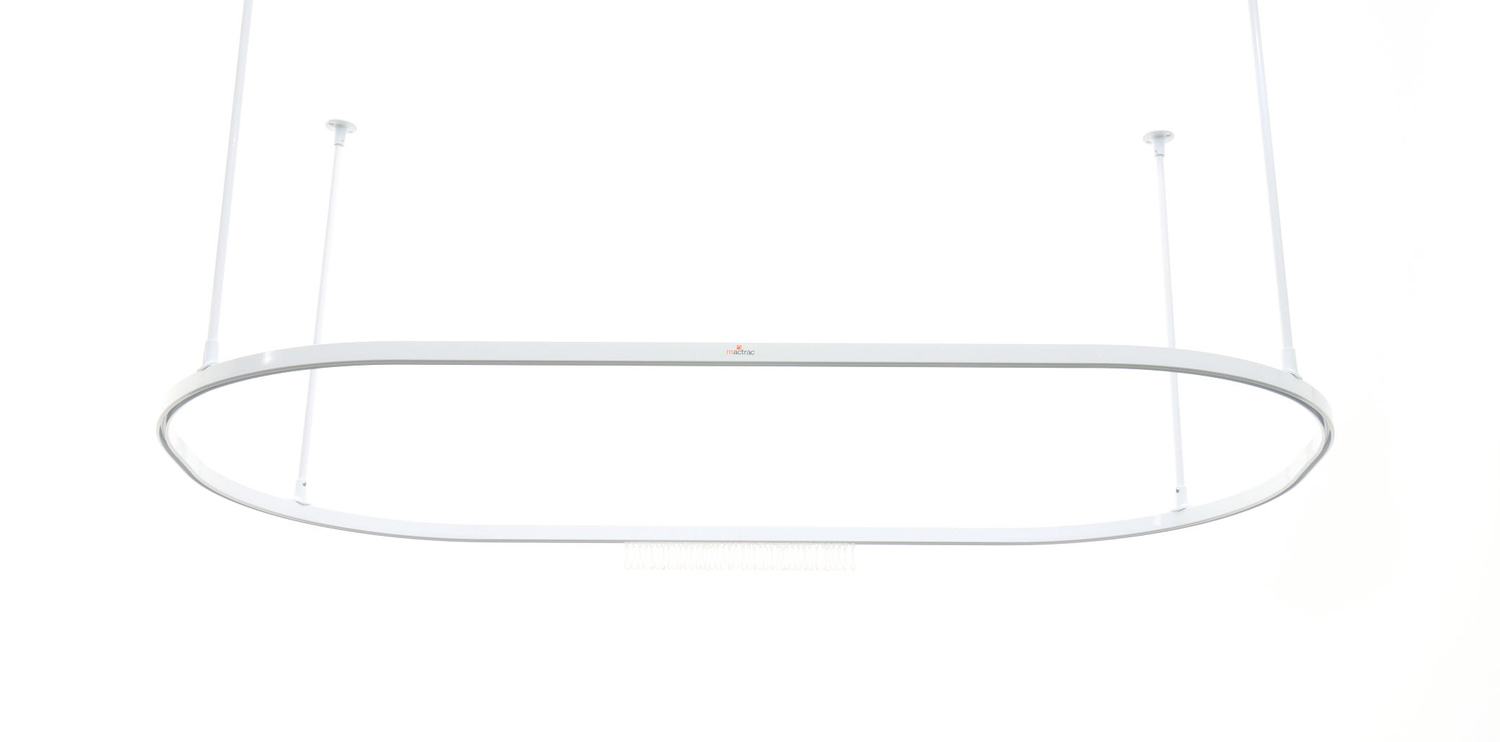 Oval 1500mm x 800mm White v2