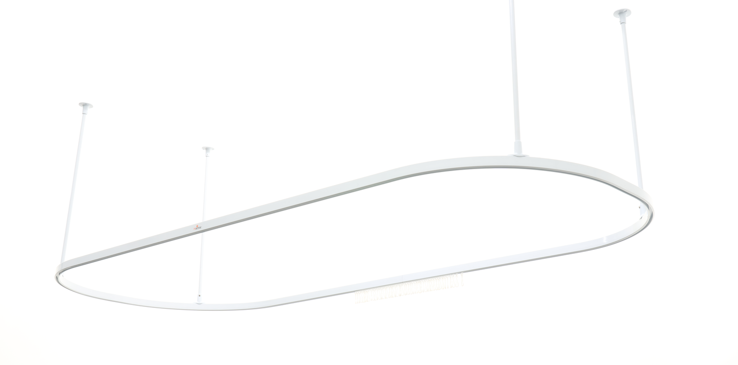 Oval 2000mm x 800mm White v2