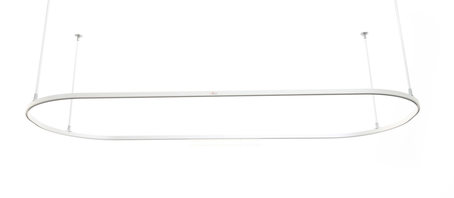 Silver 2000mmx 800mm oval 